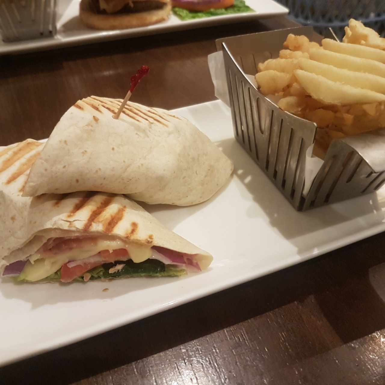 wrap de pollo