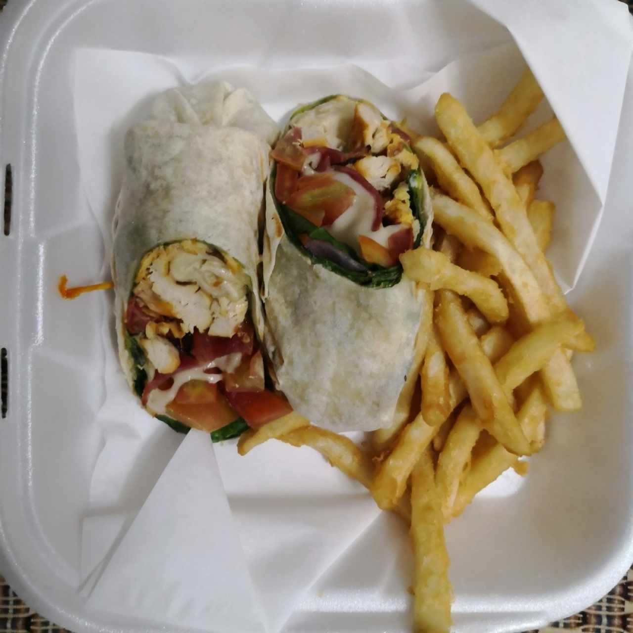 wrap de pollo