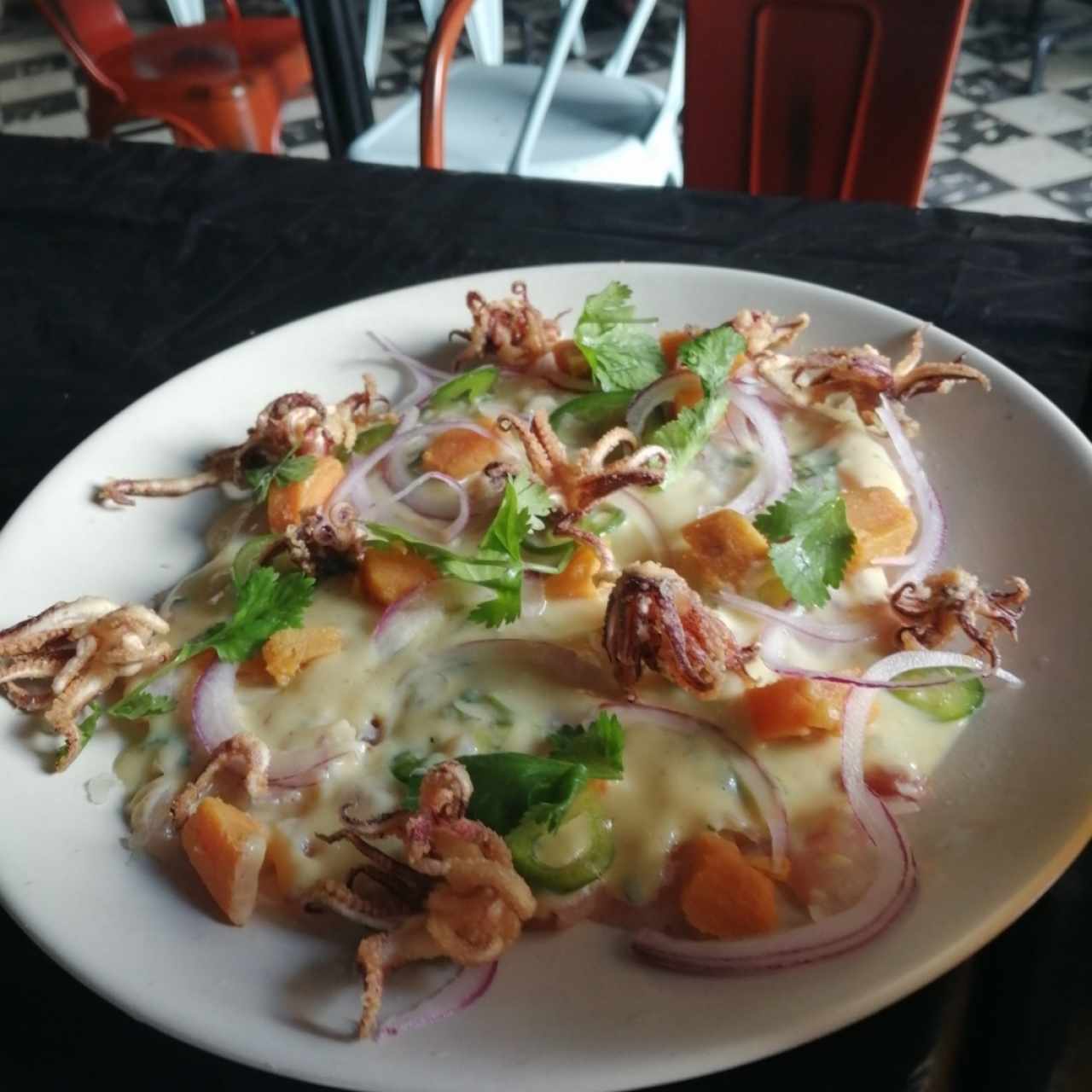 Tiradito de corvina