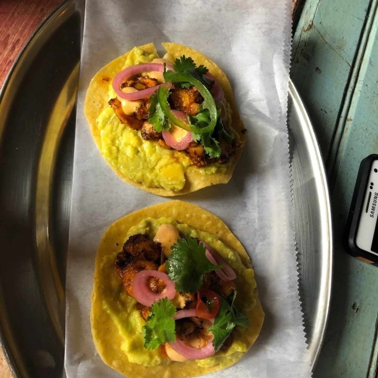 Tostadas de Pulpo al Pastor!