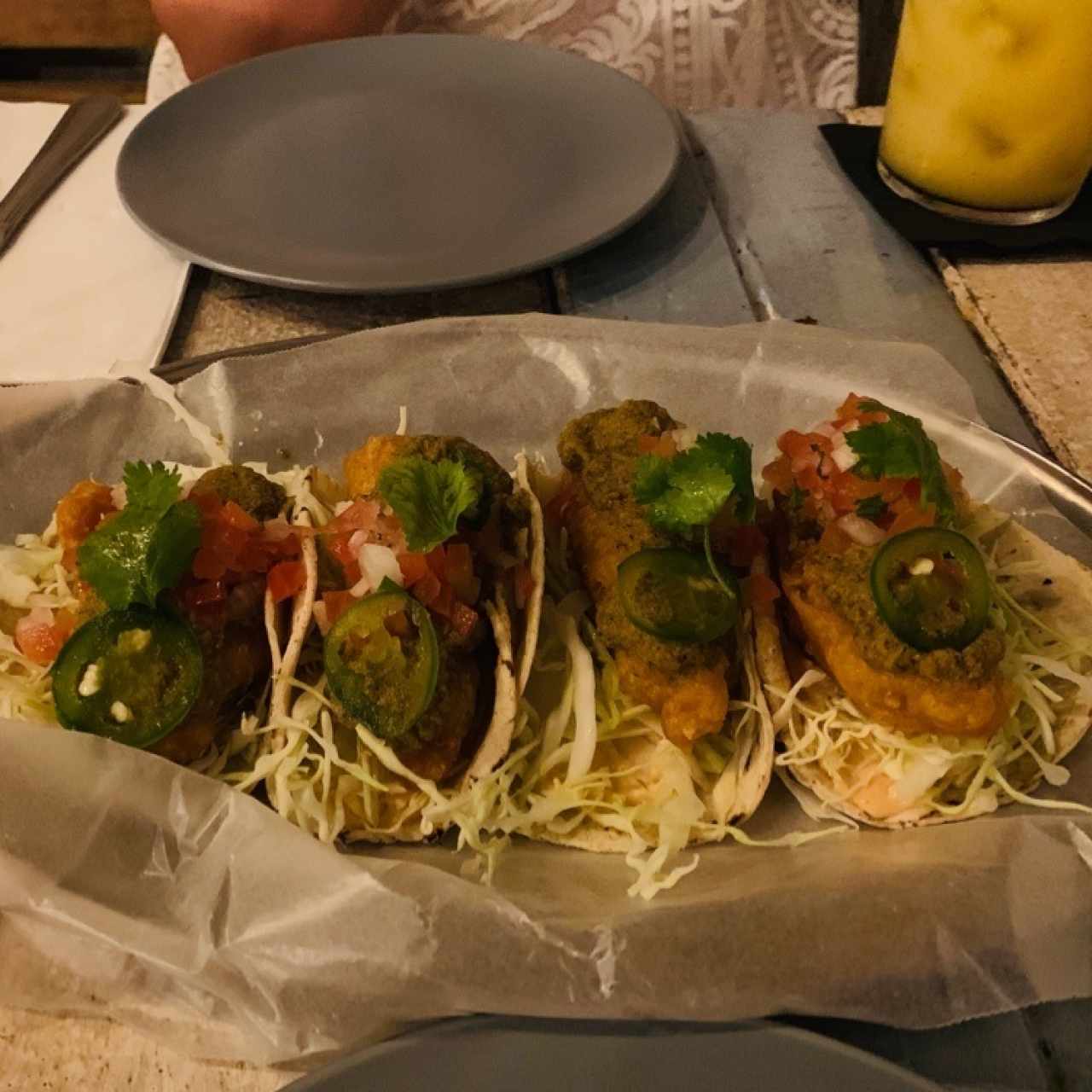 los tacos de pescado