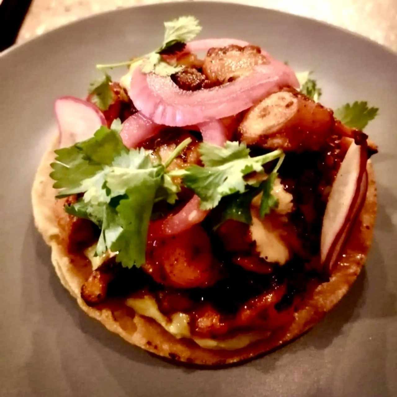 tostadas de pulpo