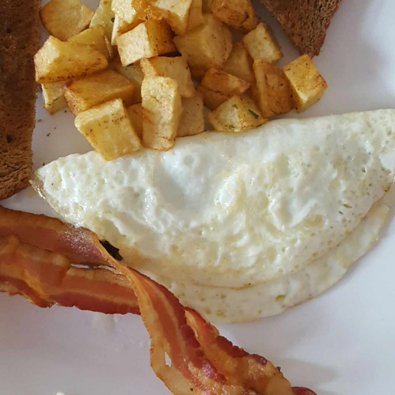 Egg Whites Mushroom Spinach Omelette 