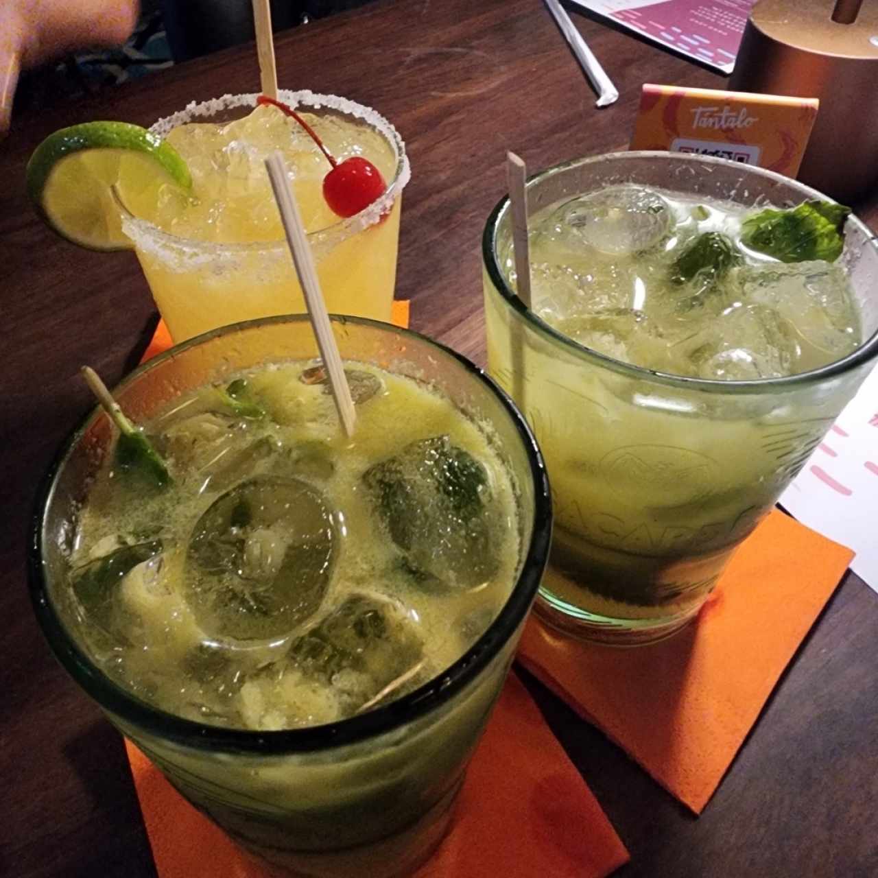 passion fruit mojito & margarita