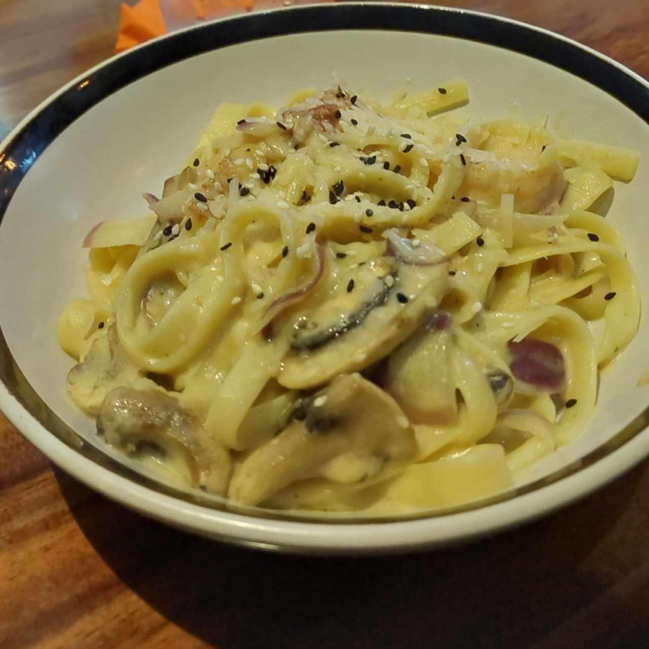 Mar - Fettuccine con Camarones