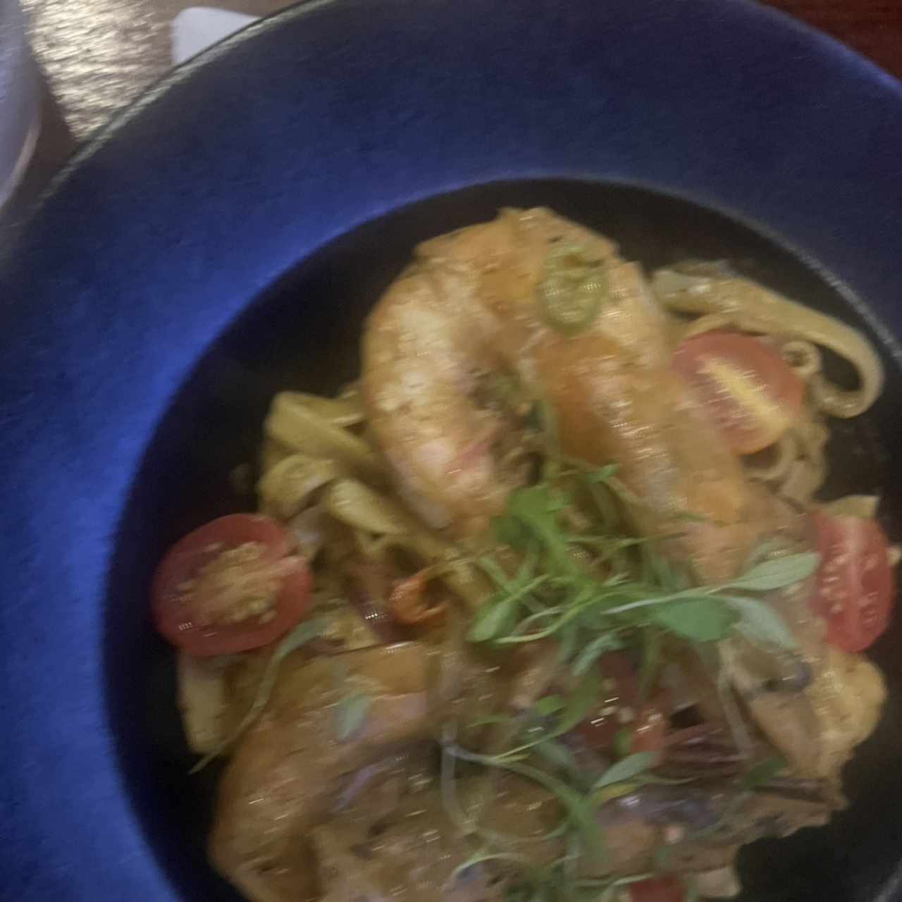 Mar - Fettuccine con Camarones