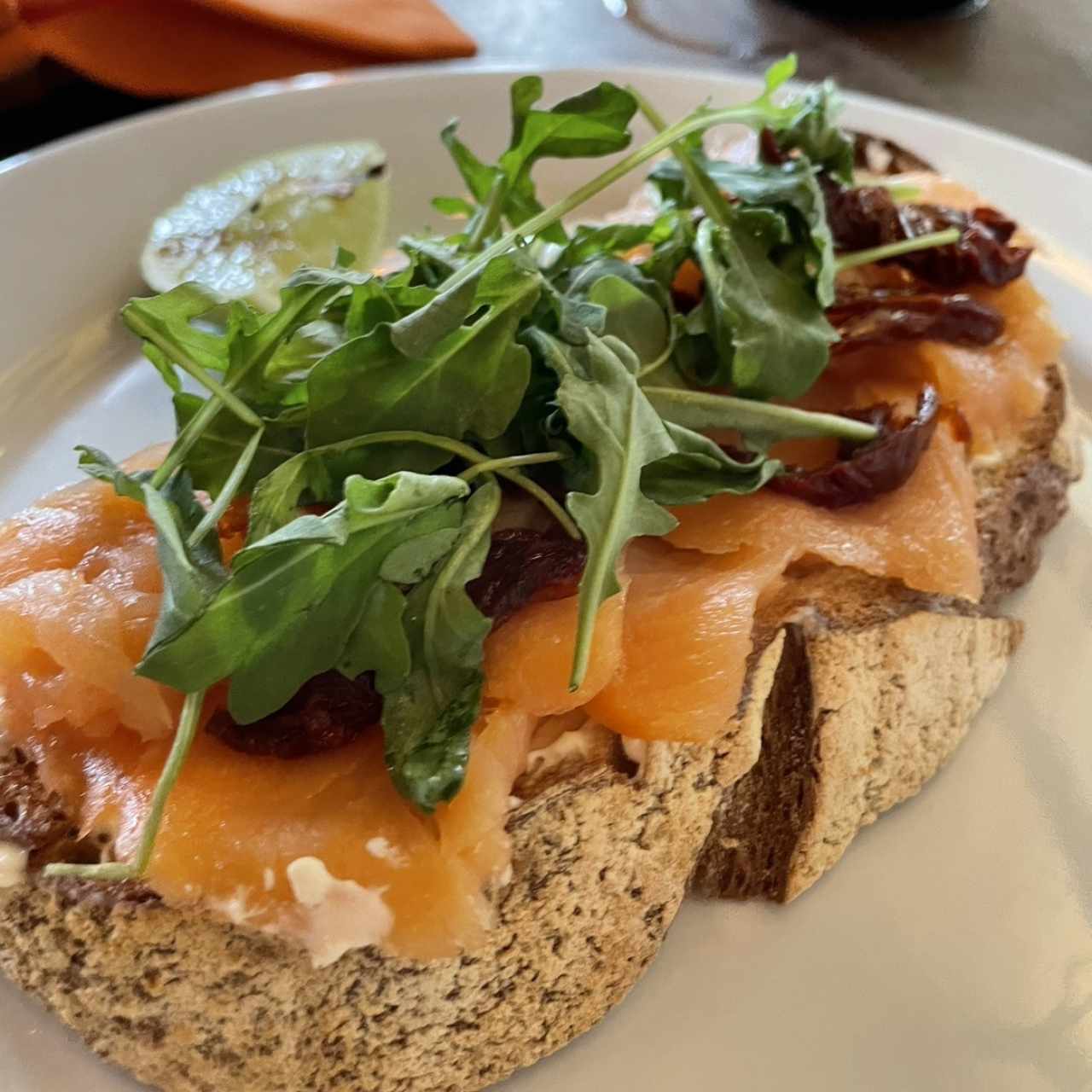 Salmon toast