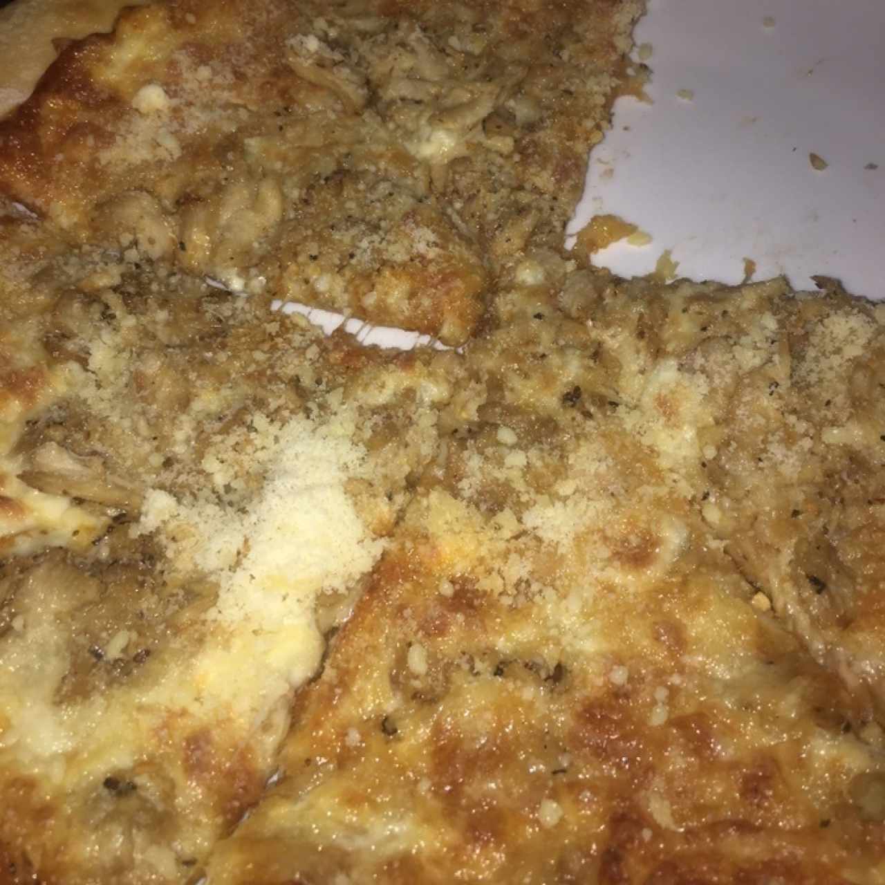 pizza de pollo barbacoa