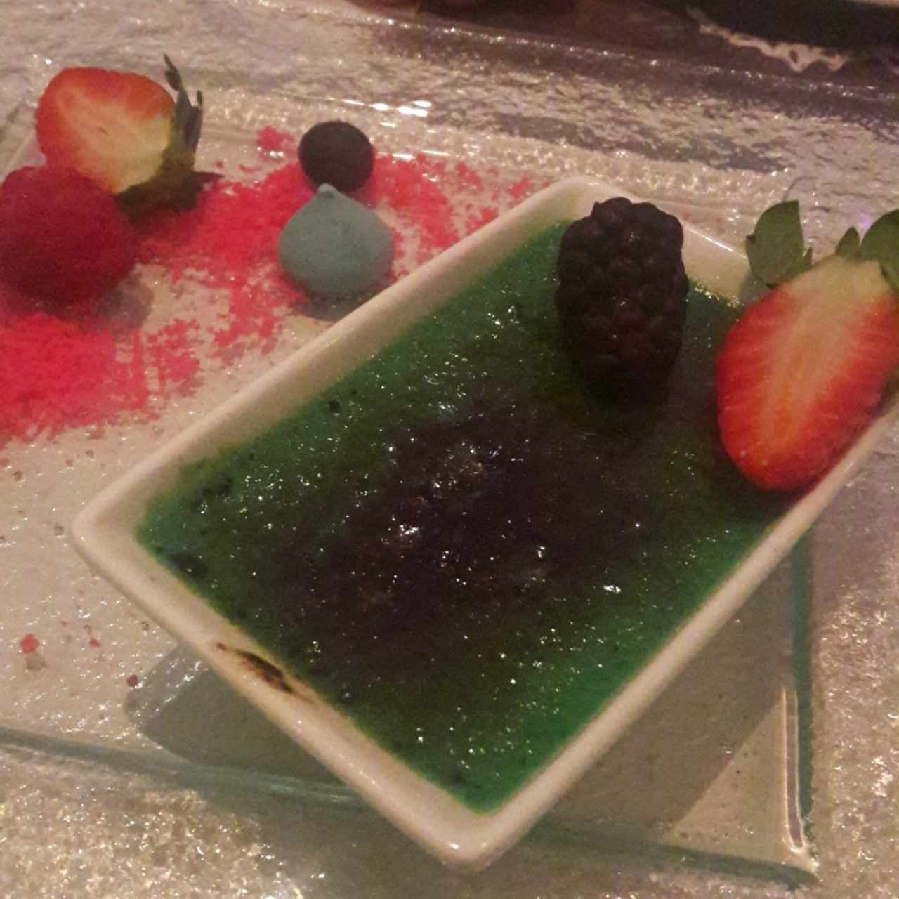 Green Tea Creme Brulee