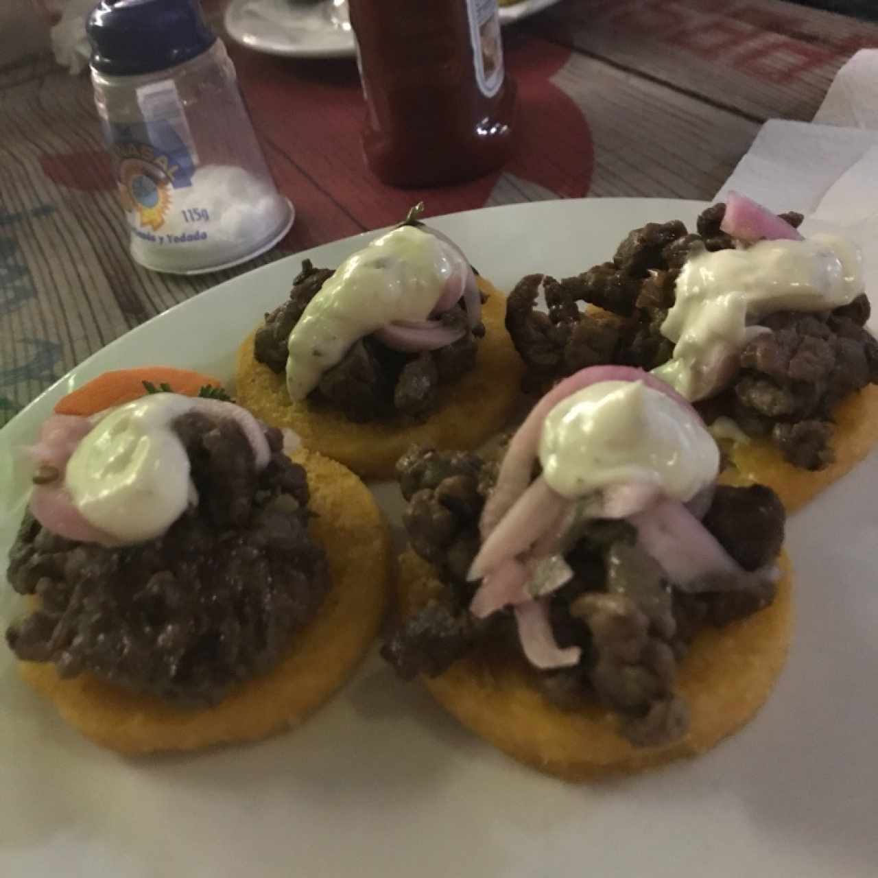 entrada: Tortillitas con carne!!!