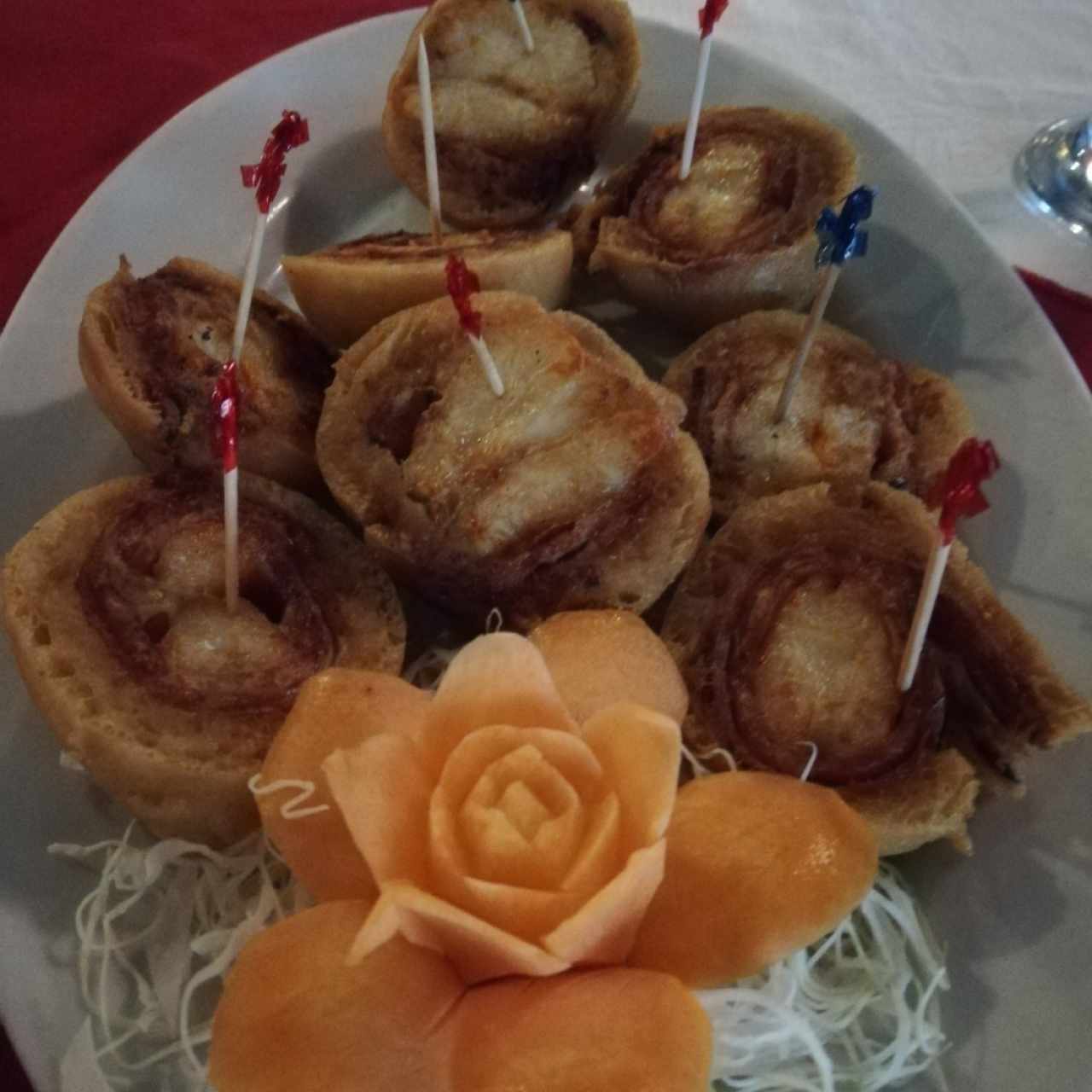 Rollos de langostino