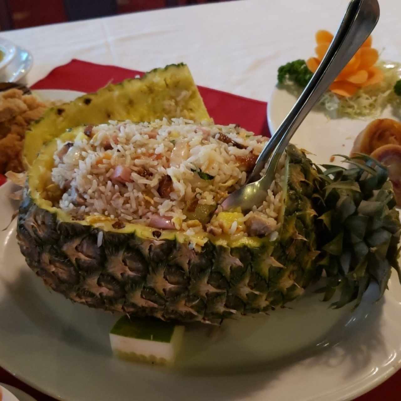 arroz en piña