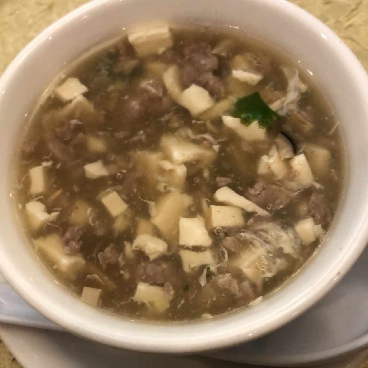 sopa de carne