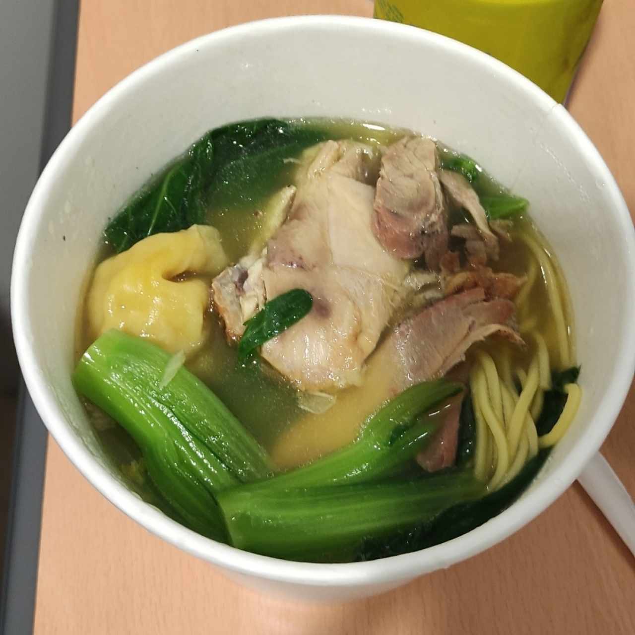 Sopa de wantón.