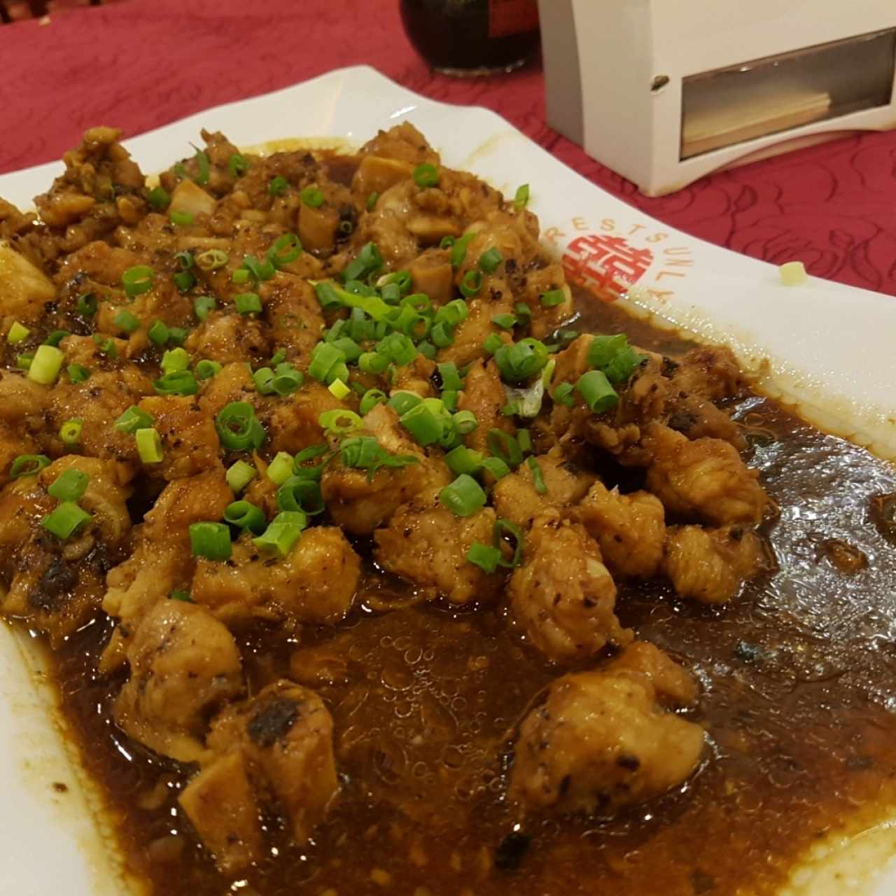 Costillitas en salsa de frijoles negros