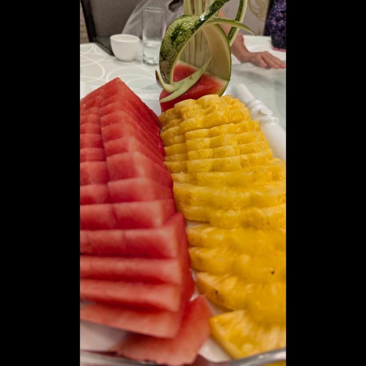fruta cortesia
