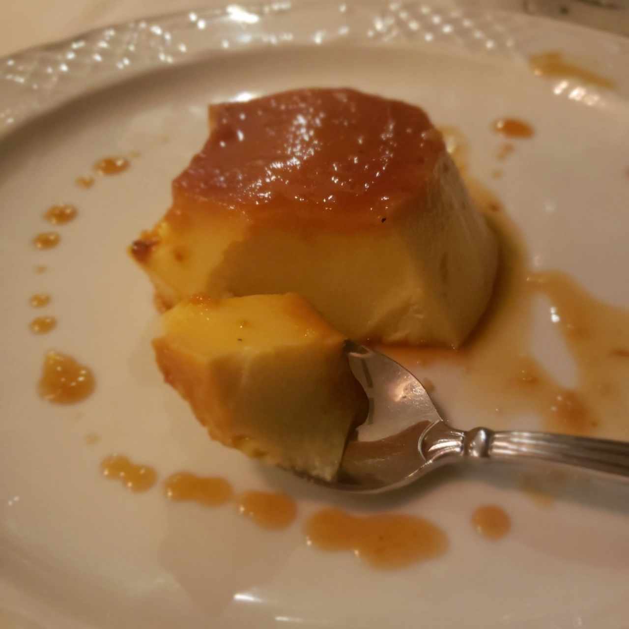 Flan de la casa