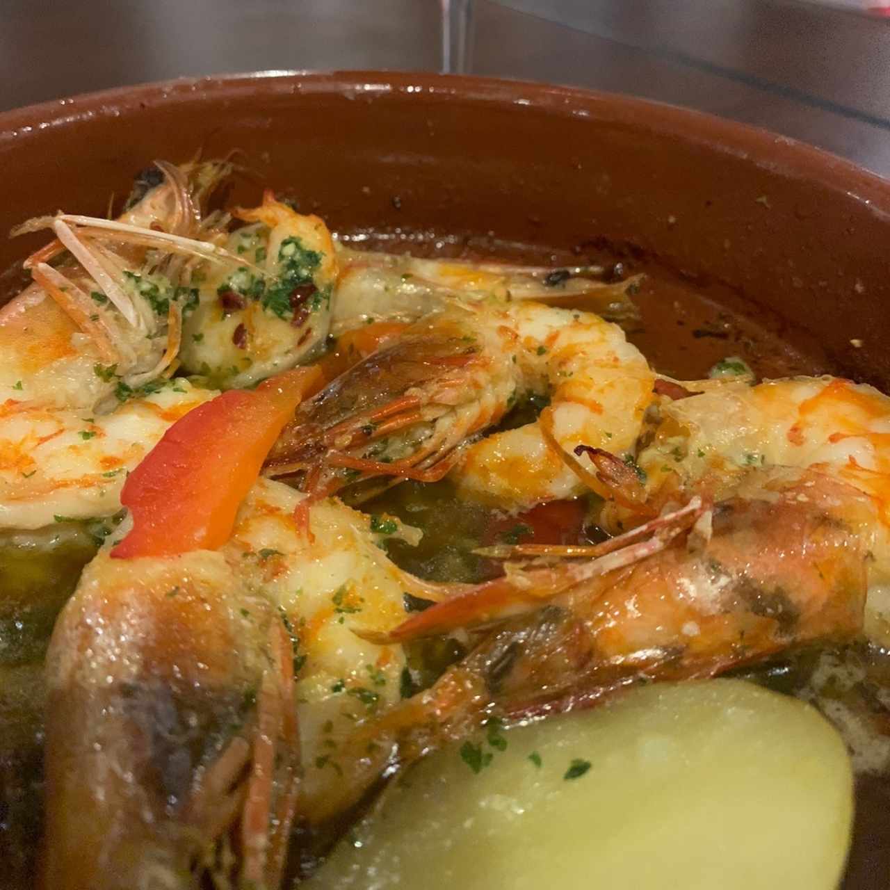 Camarones al Ajillo