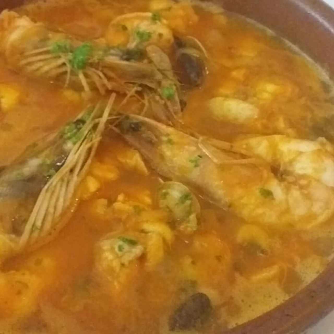 Cazuela de mariscos