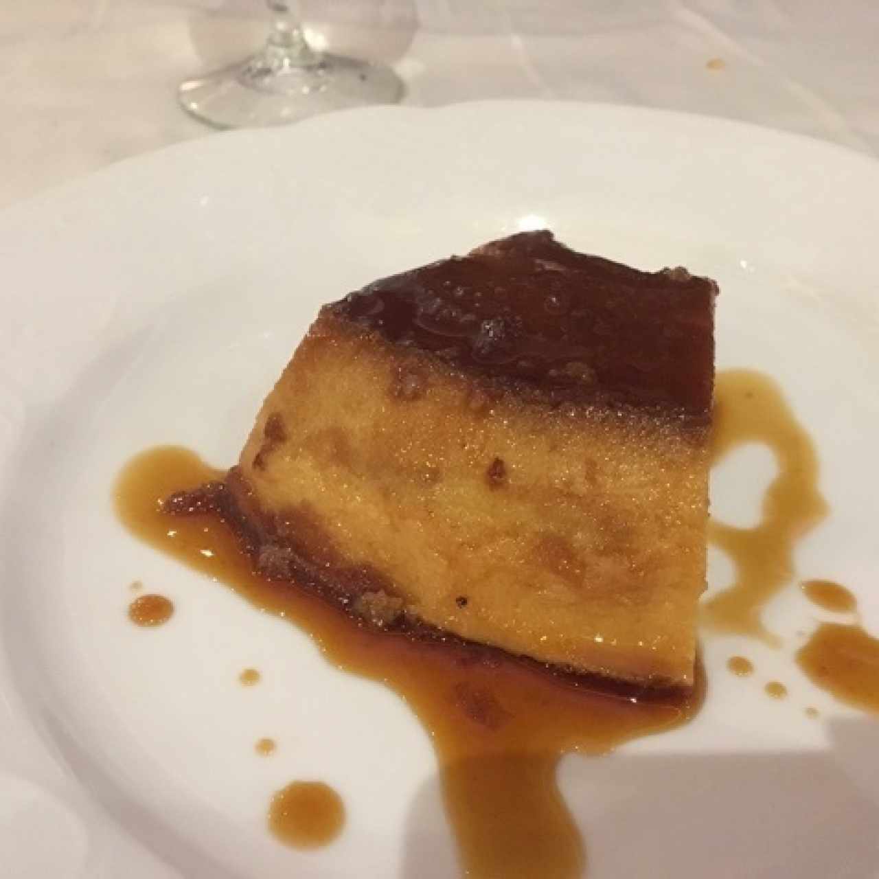 Flan de la casa 