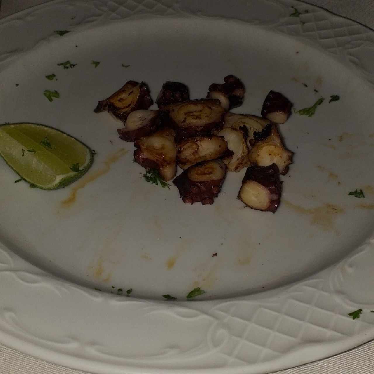 Pulpo al carbón 