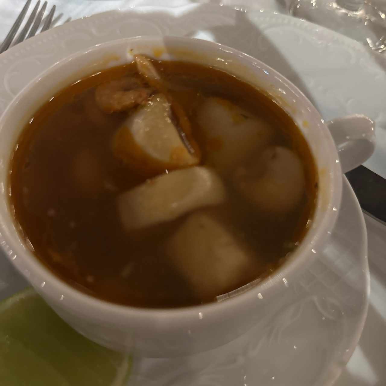 Aperitivos - Sopa de Mariscos