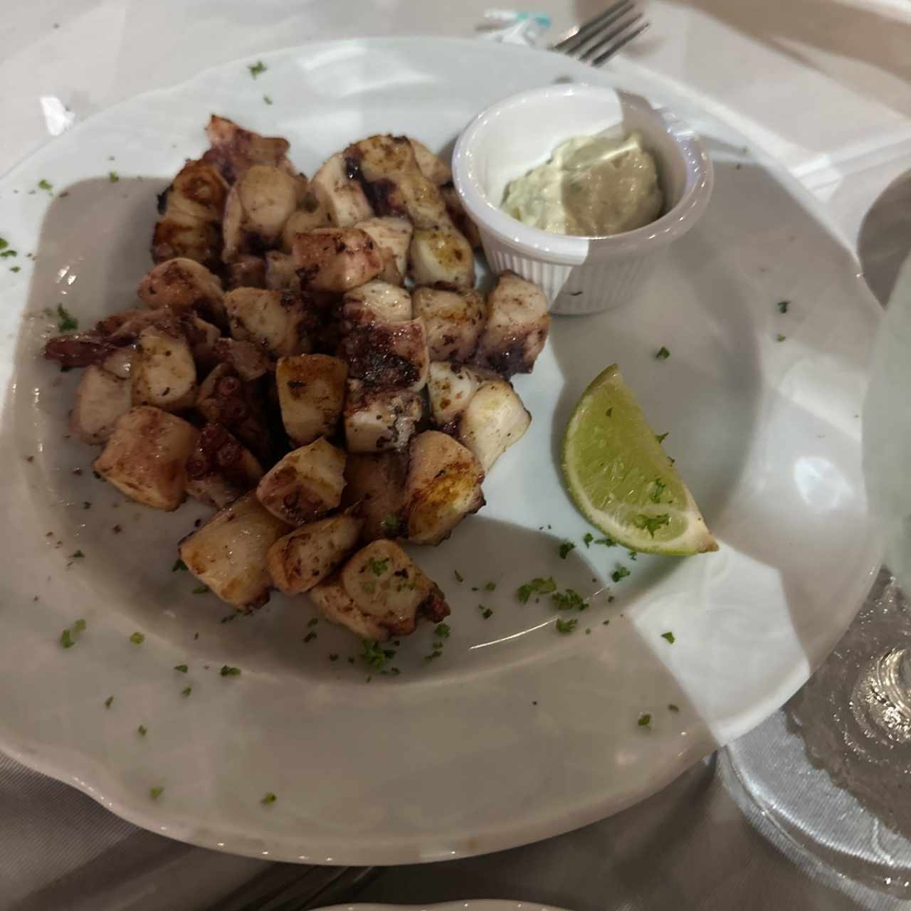 Pulpo al carbón 