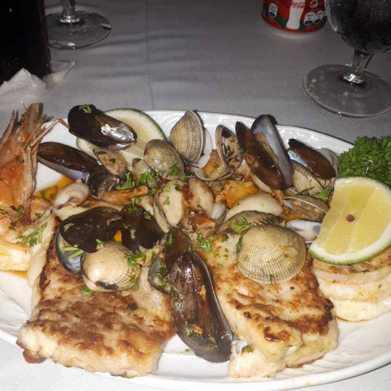 Parrillada de mariscos para 1