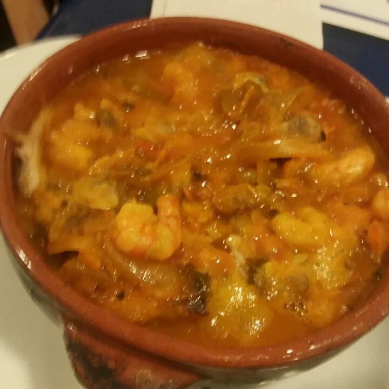 cazuela de mariscos