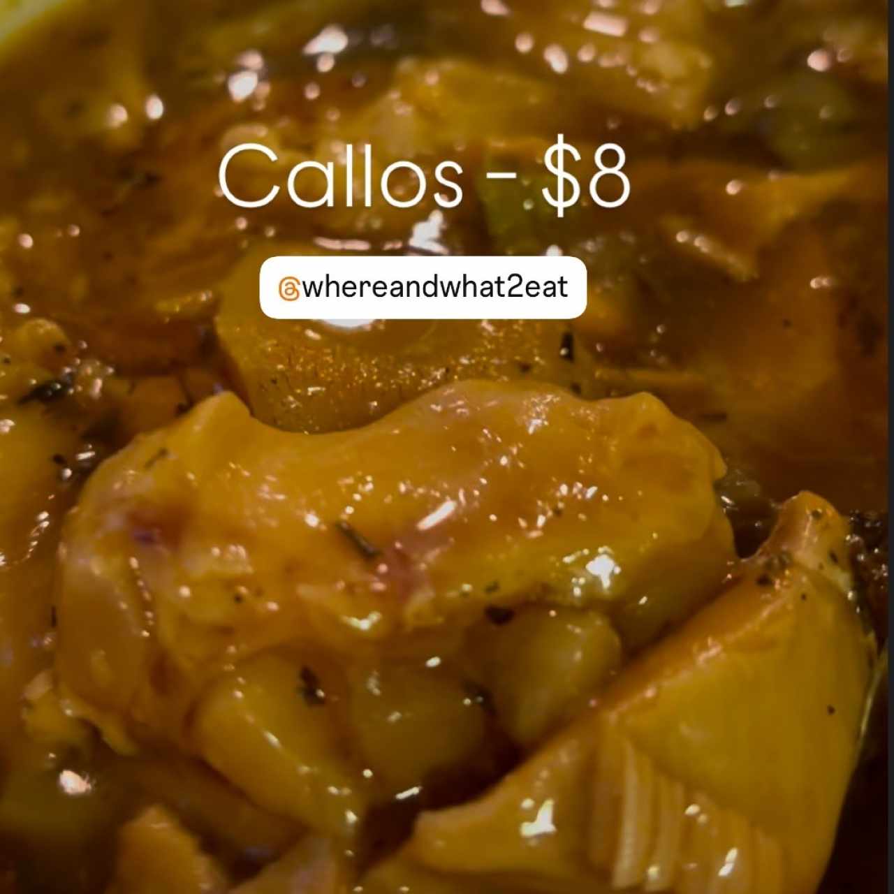 Sopas/ Soups - Callos