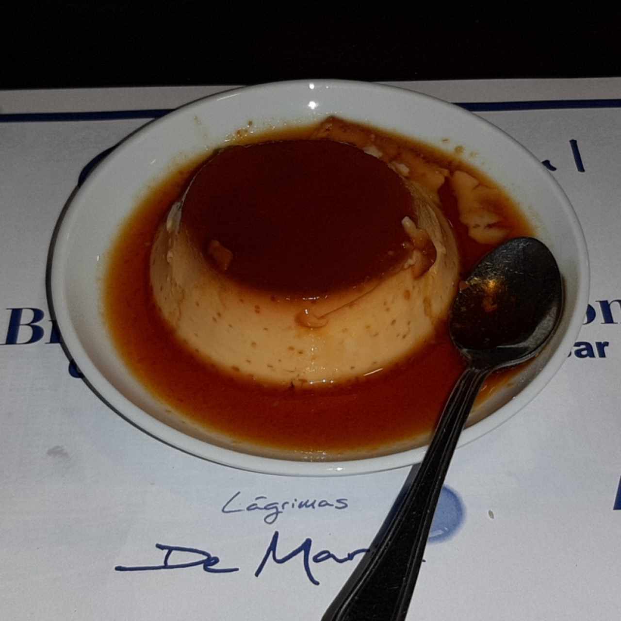 Flan de la casa