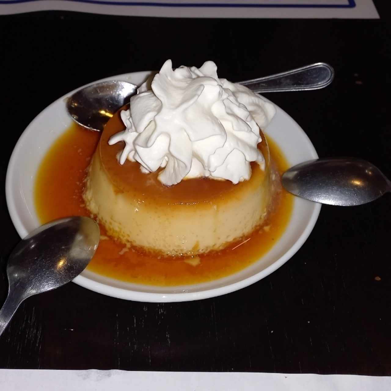 Flan de la casa