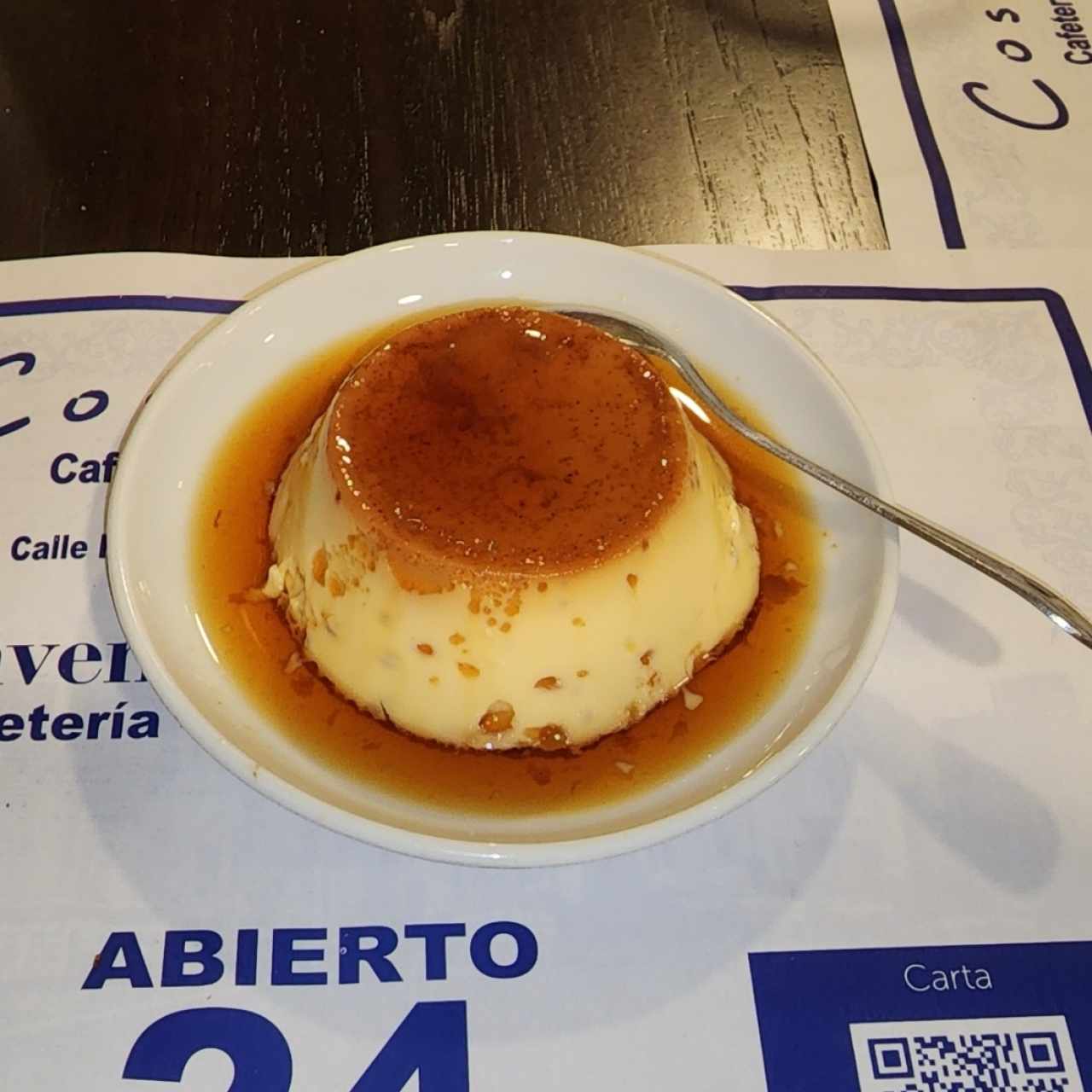 Flan de la casa