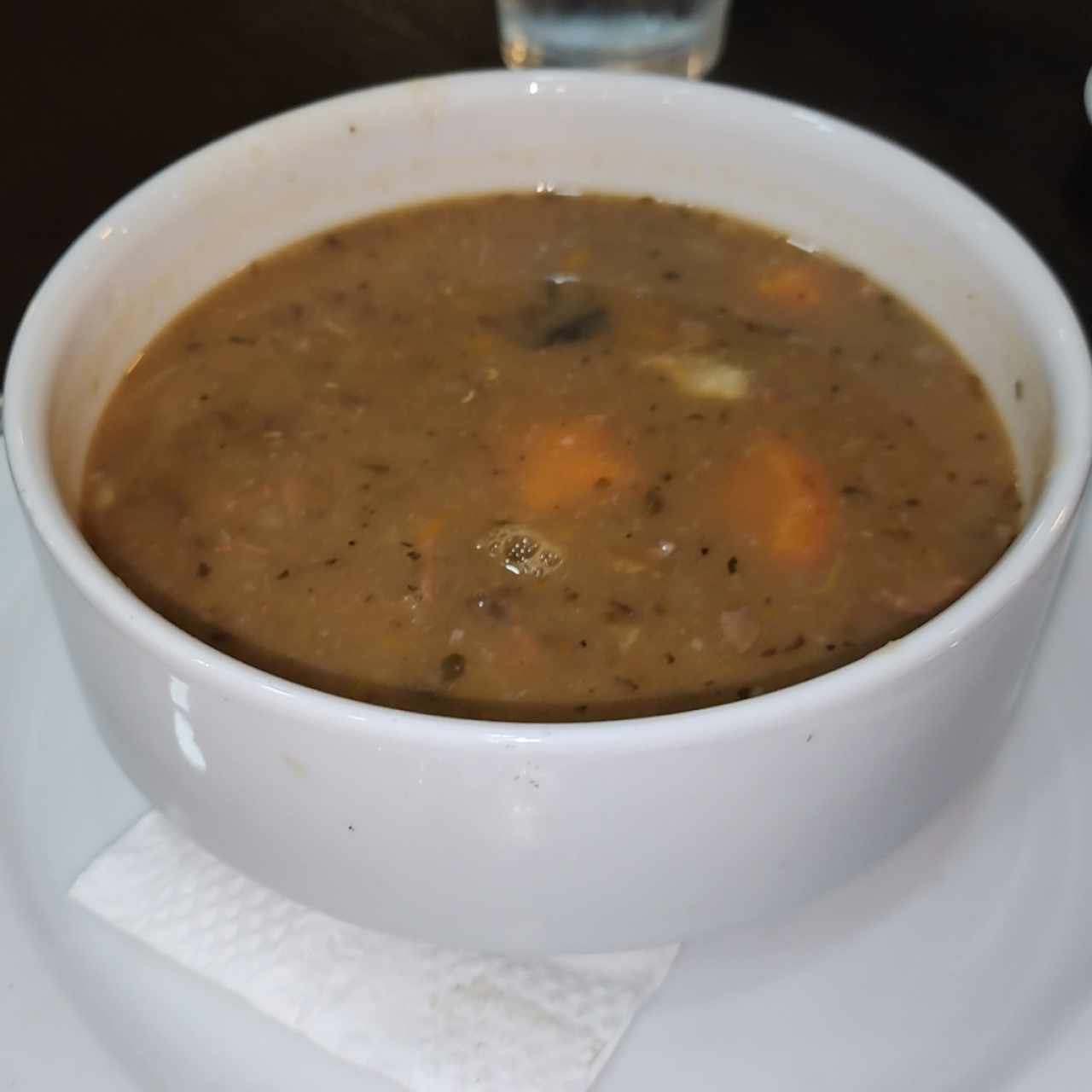 Sopa de Lenteja con Carne