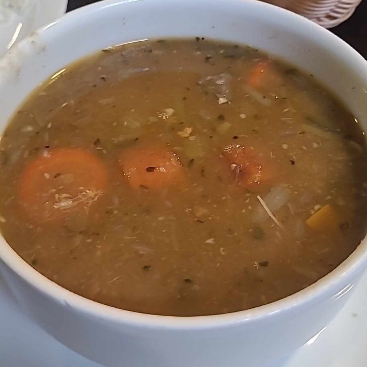 Sopa de Lenteja con Carne