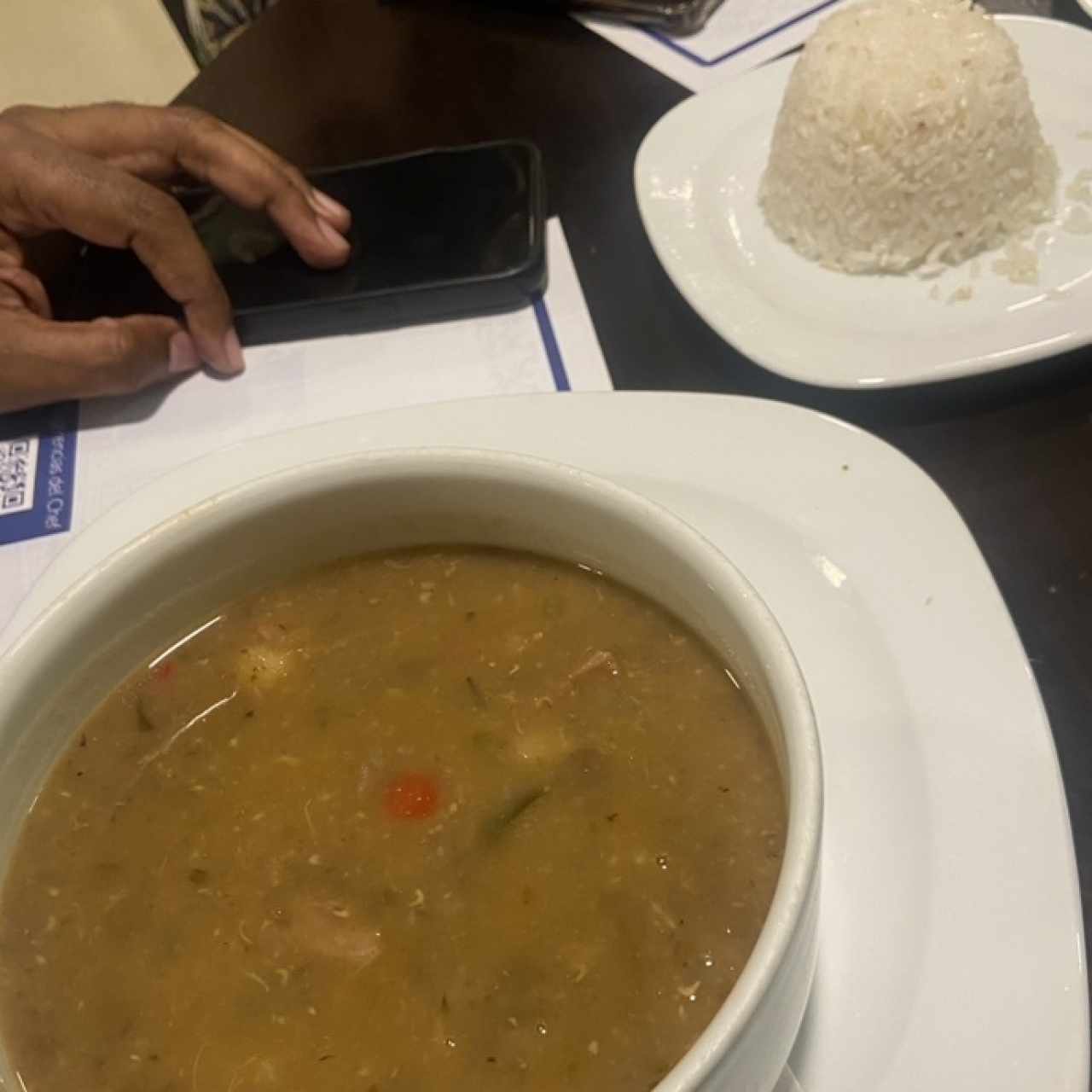 Sopa de Lenteja con Carne