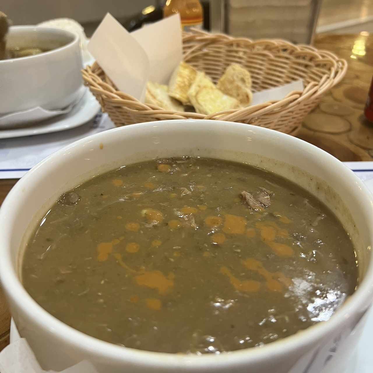 Sopa de Lenteja con Carne