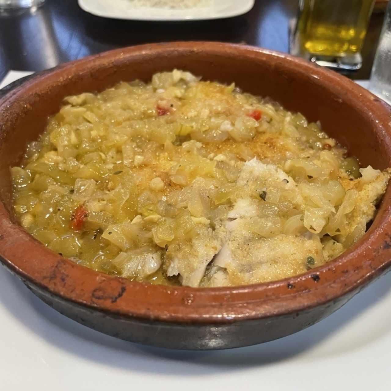 Pescados - Corvina al Ajillo
