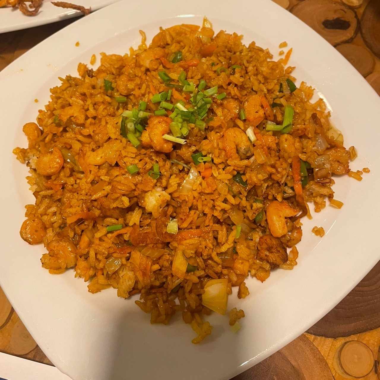 Arroz Frito con Camarones