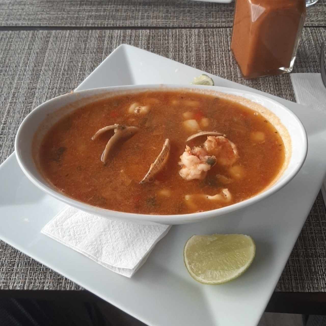 sopa de mariscos