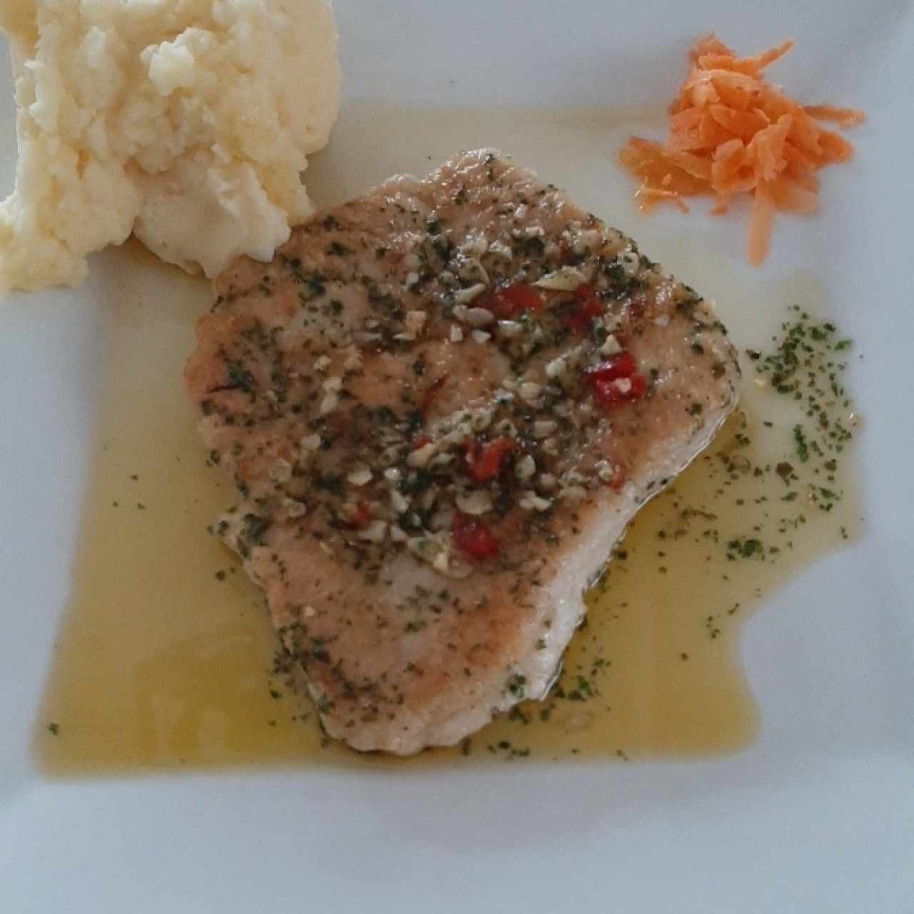 corvina al ajillo