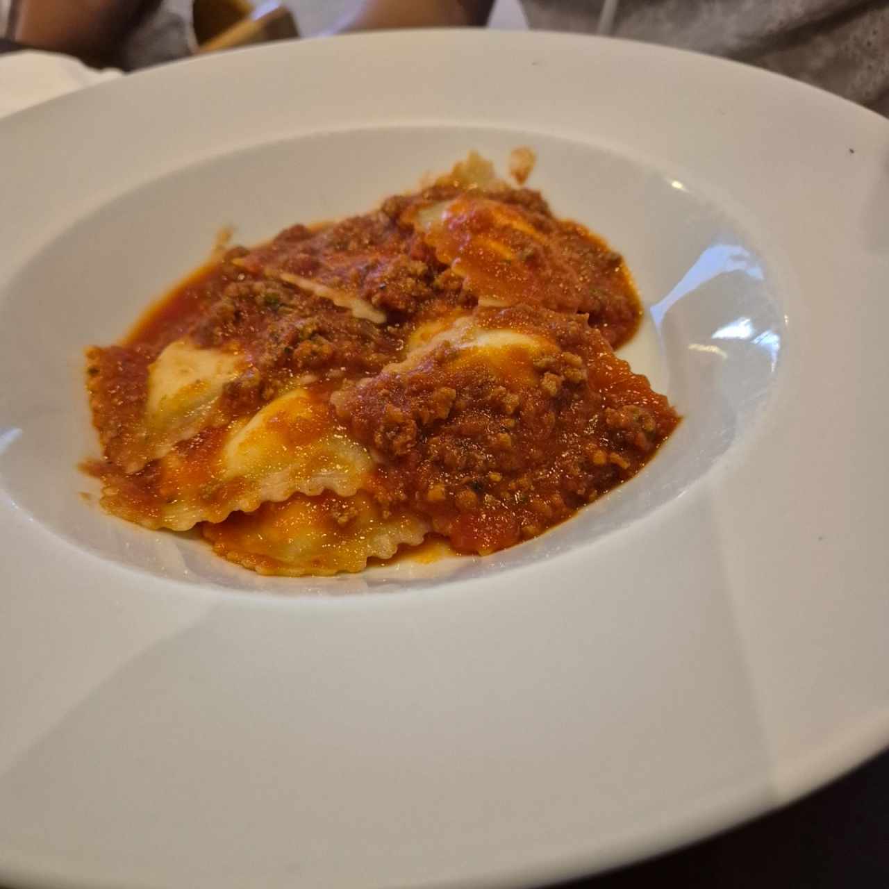 Ravioli a la Bolognesa