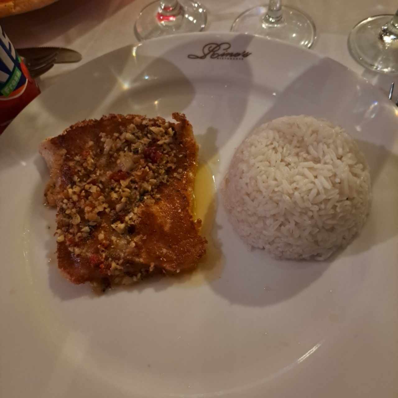 Filete de Corvina al Ajillo