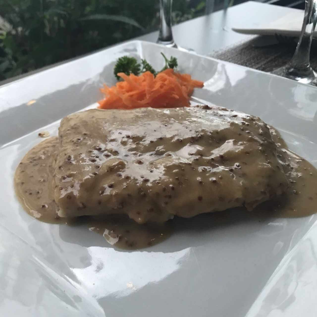 corvina en salsa de mostaza 