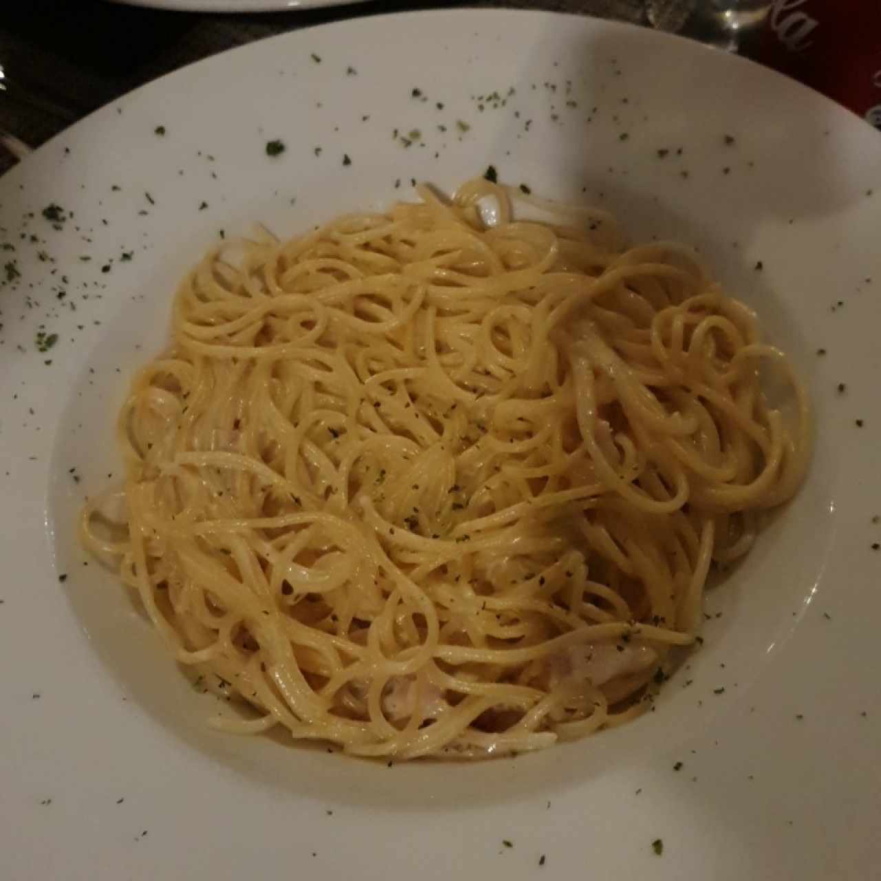 spaguetti a la carbonara