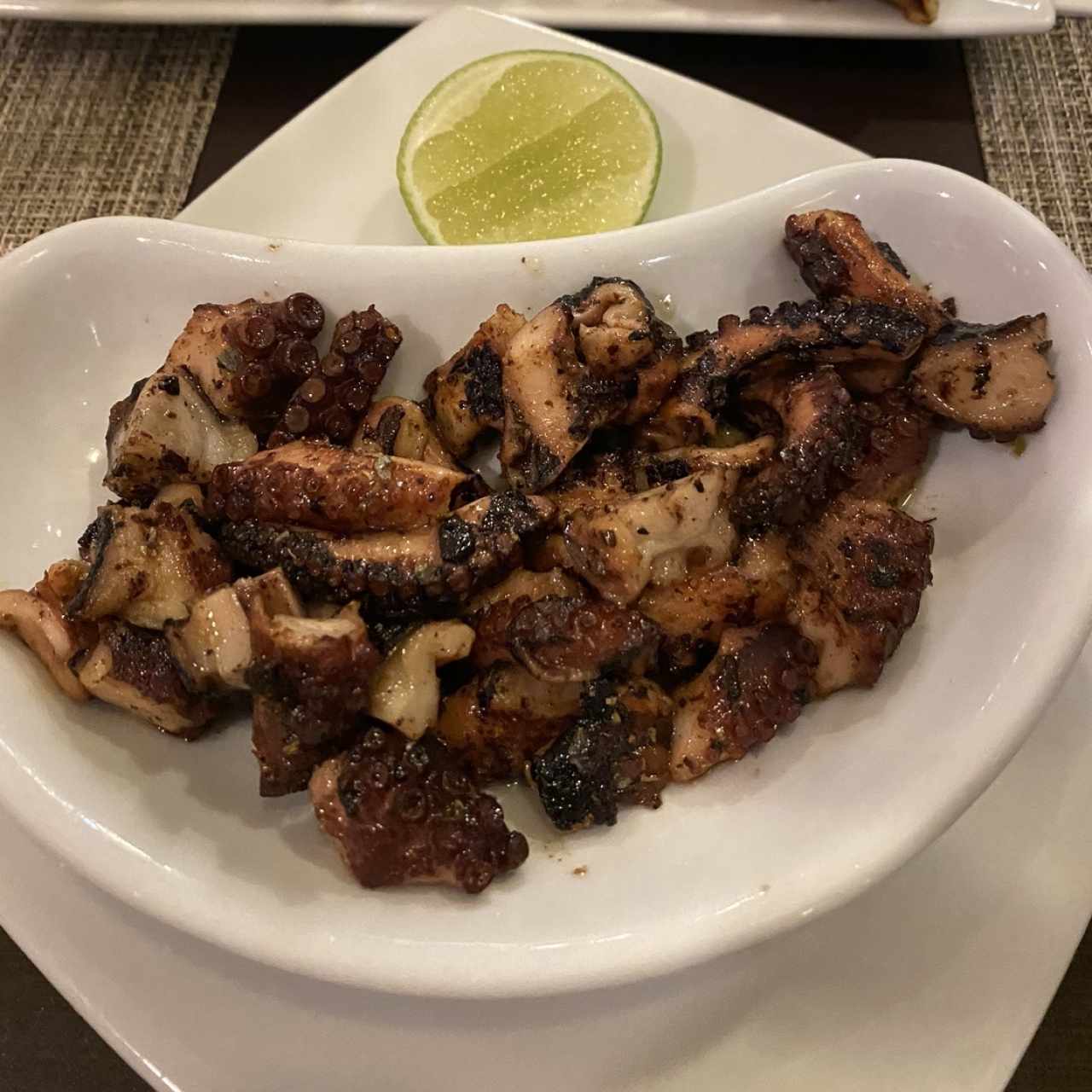 Pulpo al carbón 