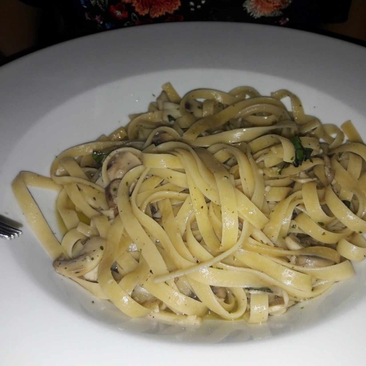 Pasta funghi olio 