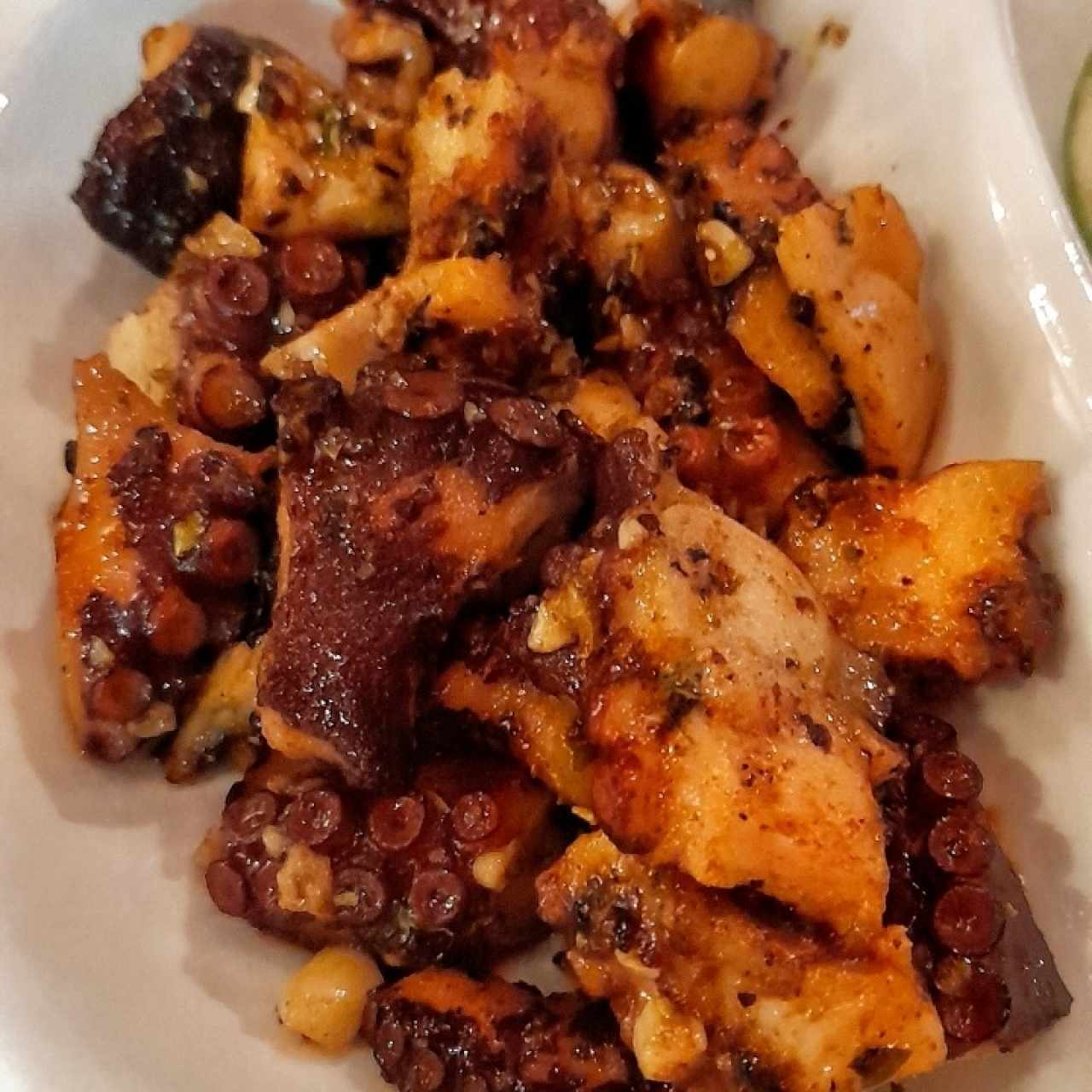 Pulpo al carbón