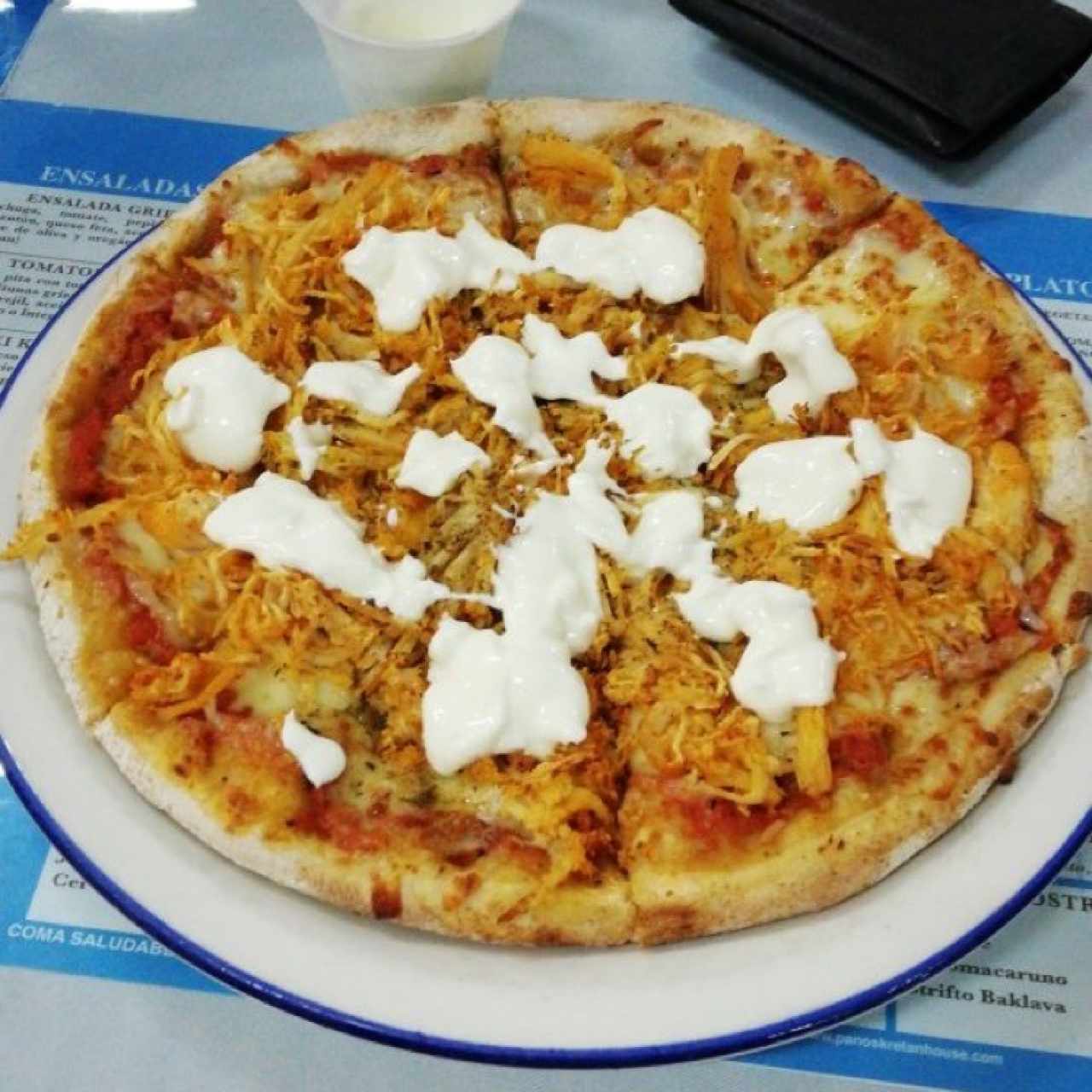 pizza de pollo