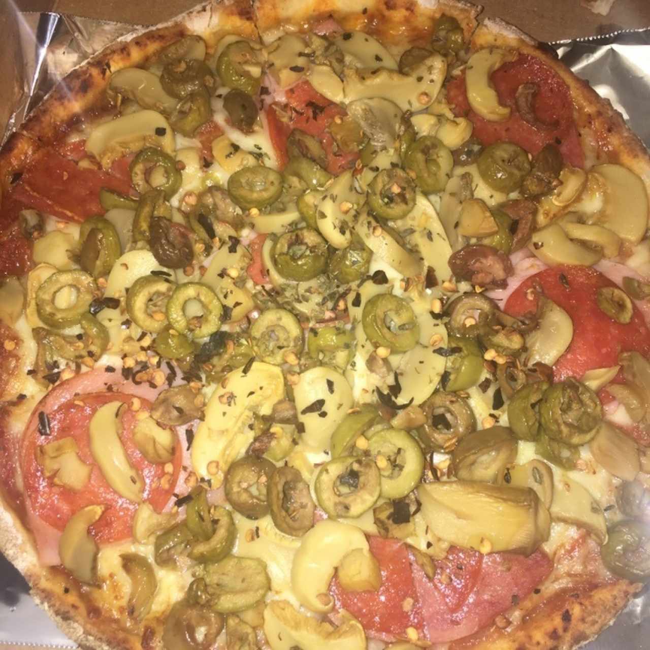 pizza combinación